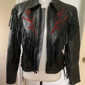 First Genuine Leather Vintage jacket - women’s sm